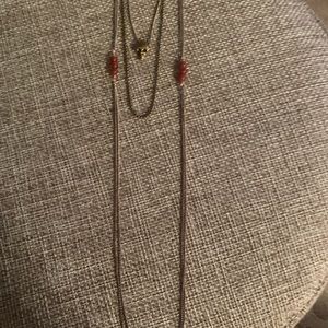 3 in 1 School and crossbones necklace